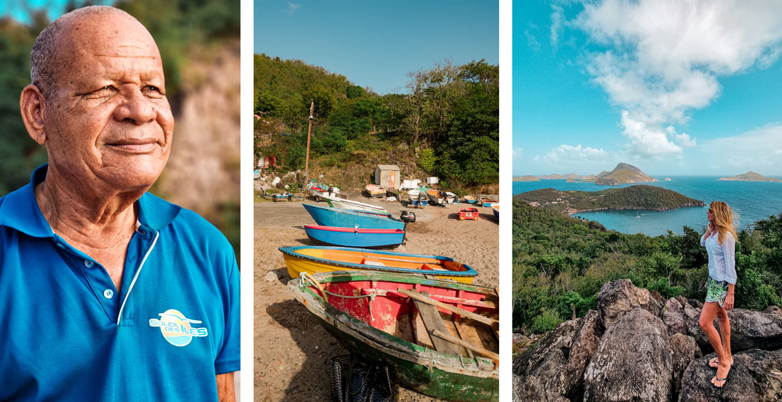 Guadeloupe les Saintes Terre de Haut Terre de Bas visiter les saintes voyage en guadeloupe que voir que faire aux Saintes ? les plus beaux sports des Saintes best off les saintes caraïbes marie-galante où loger aux saintes combien de temps rester aux saintes Gerorges Martine