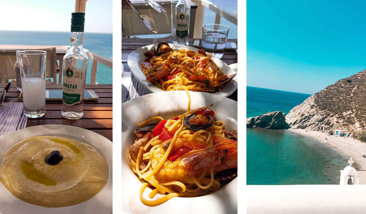 Ou manger à folegandros ? meilleurs restaurants folegandros grèce meilleure taverne folegandros manger poulpe grippé poisson frais à Folegandros où manger à la chora de folegandros meilleur blog voyage manger à Karavostasi 