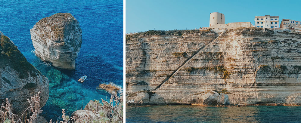 bonifacio falaises grain de sel escalier roi aragon voyage en Corse visiter la corse ile de beauté Corse voyage en Corse visiter la corse France partir en vacances en corse corsica ajaccio sartène où manger en corse ? porto-vecchio balagne calvi ile-rousse bastia cap corse centuri corte sartène bonifacio iles lavezzi iles sanguinaires porticcio golfe de porto girolata réserve naturelle scandola calanques piana girolata désert des agriate vallée restonica aiguilles bavella nonza monticello meilleures tables de balagne plus beaux spots meilleurs spots plus beaux sites de corse blog voyage vlogtrotter emma vlog trotter blogueuse voyage blogueur voyage que faire que voir en corse  vacances en corse blog voyage travelblog FAQ préparer son voyage organisation organiser son voyage itinéraire 1 semaine en Corse 2 semaines en corse immanquables de corse best of corse plus beaux sites de corse vlog corse incontournables best of corse blog voyage vlogtrotter blogueur voyage roadtrip île de beauté